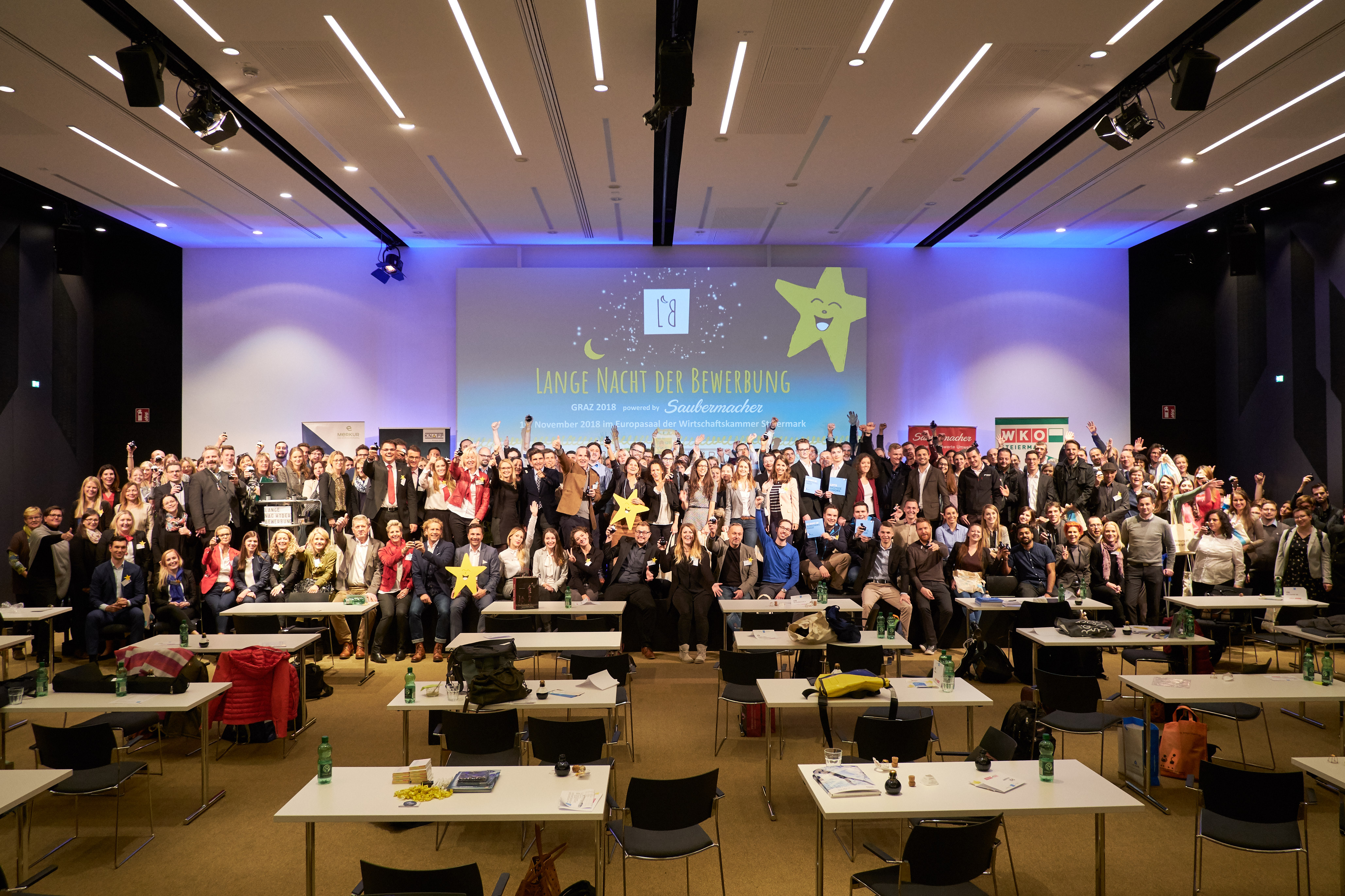 Lange Nacht der Bewerbung 2018 Graz - Gruppenfoto